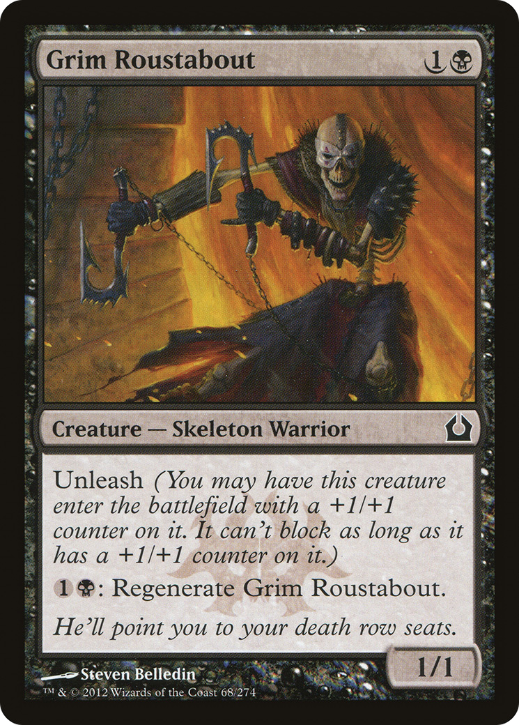 Return to Ravnica - (RTR-068) - Grim Roustabout Foil