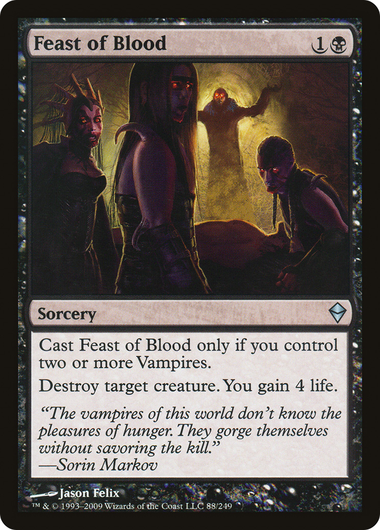 Zendikar - (ZEN-088) - Feast of Blood Foil