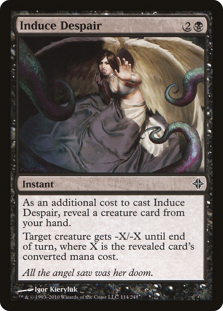 Rise of the Eldrazi - (ROE-114) - Induce Despair
