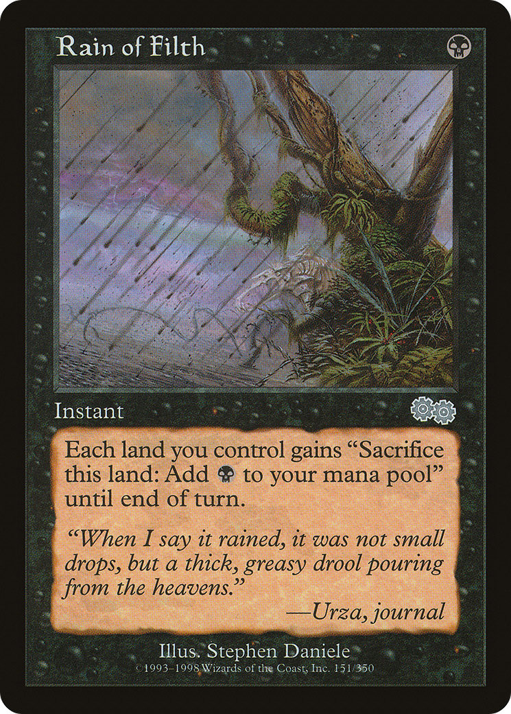 Urza's Saga - (USG-151) - Rain of Filth