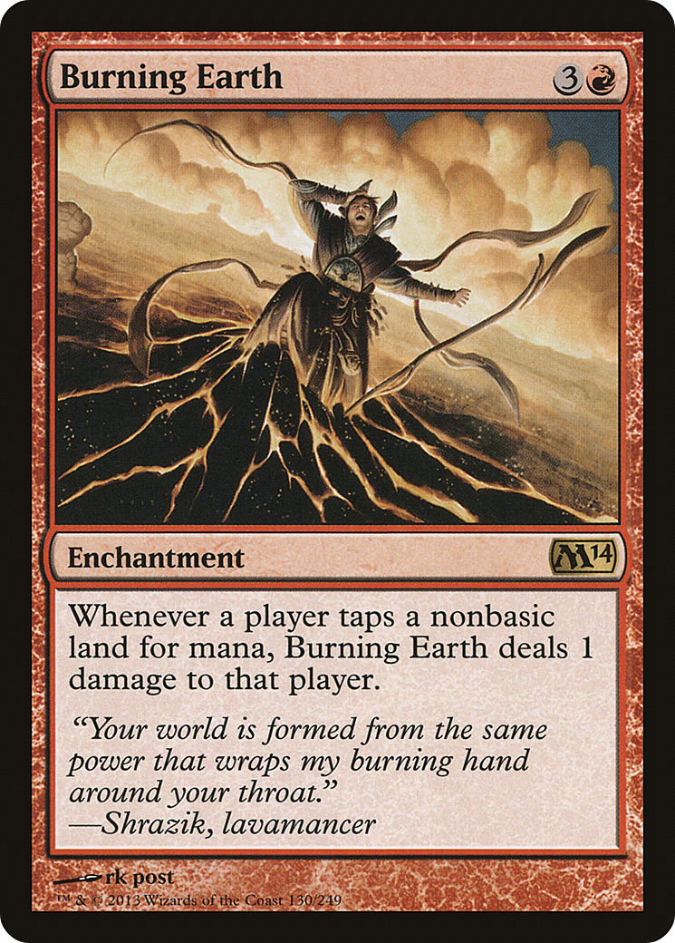 Magic 2014 - (M14-130) - Burning Earth