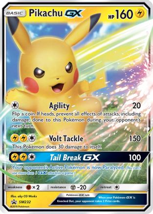 SM Promos SM232 Pikachu GX - Holofoil - Promo