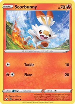 Miscellaneous Cards & Products 031/202 Scorbunny - Holofoil - Promo