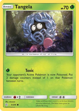 SM Cosmic Eclipse 005/236 Tangela - Common