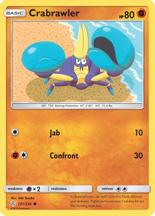 SM Cosmic Eclipse 121 Crabrawler - Common
