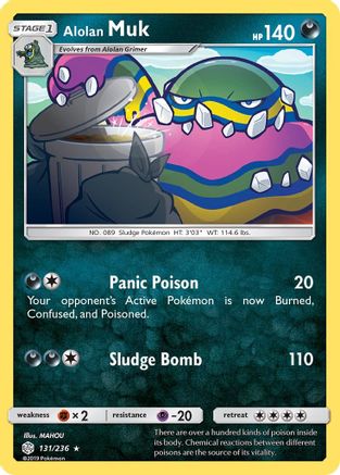 SM Cosmic Eclipse 131/236 Alolan Muk - Rare