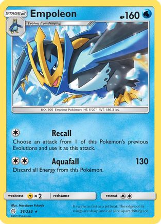 SM Cosmic Eclipse 056/236 Empoleon - Rare
