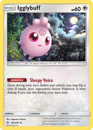 SM Cosmic Eclipse 168/236 Igglybuff - Uncommon