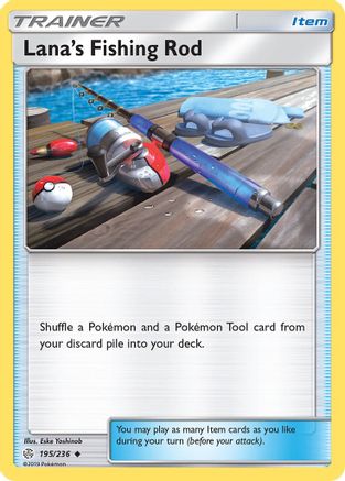 SM Cosmic Eclipse 195/236 Lana's Fishing Rod - Uncommon