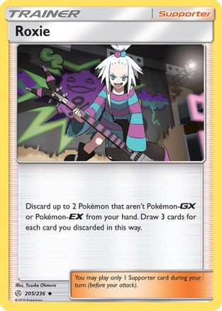 SM Cosmic Eclipse 205/236 Roxie - Reverse Holofoil - Uncommon