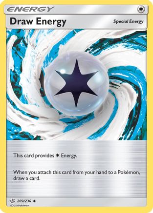 SM Cosmic Eclipse 209/236 Draw Energy - Reverse Holofoil - Uncommon