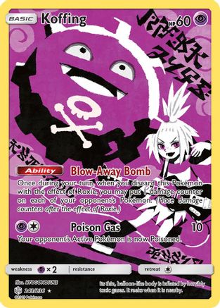 SM Cosmic Eclipse 243/236 Koffing (Secret) - Holofoil - Secret Rare