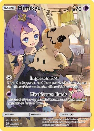 SM Cosmic Eclipse 245/236 Mimikyu (Secret) - Holofoil - Secret Rare