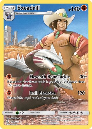 SM Cosmic Eclipse 246/236 Excadrill (Secret) - Holofoil - Secret Rare