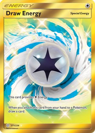 SM Cosmic Eclipse 271 Draw Energy (Secret) - Holofoil - Secret Rare