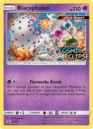 SM Promos SM221 Blacephalon - Holofoil - Promo