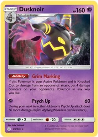 Deck Exclusives 085/236 Dusknoir - Rare