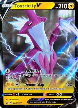 SWSH Sword & Shield Promo Cards SWSH017 Toxtricity V - Holofoil - Promo
