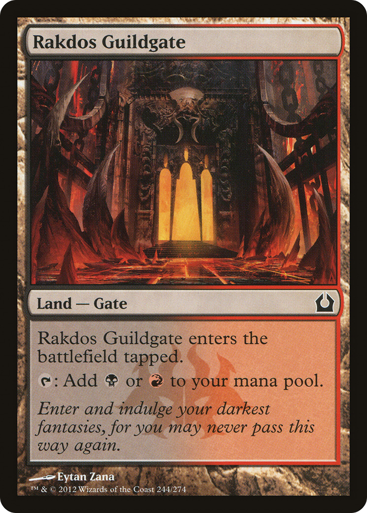 Return to Ravnica - (RTR-244) - Rakdos Guildgate Foil