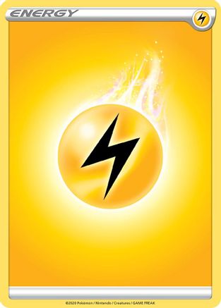 SWSH01 Sword & Shield Base Set Lightning Energy - Reverse Holofoil - Common