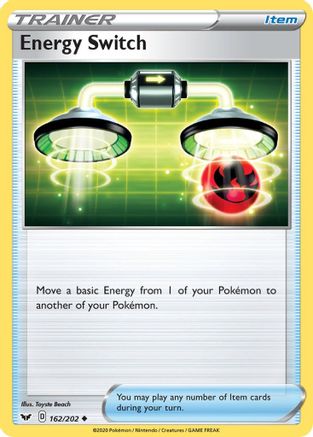 SWSH01 Sword & Shield Base Set 162/202 Energy Switch - Uncommon
