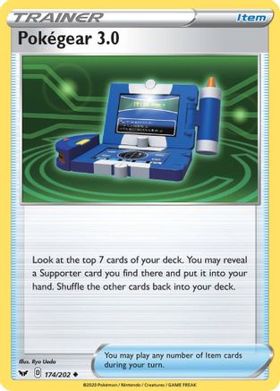 SWSH01 Sword & Shield Base Set 174/202 Pokegear 3.0 - Uncommon