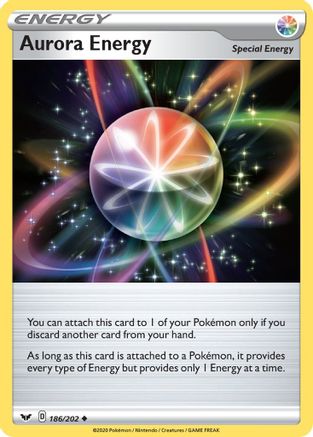 SWSH01 Sword & Shield Base Set 186/202 Aurora Energy - Uncommon