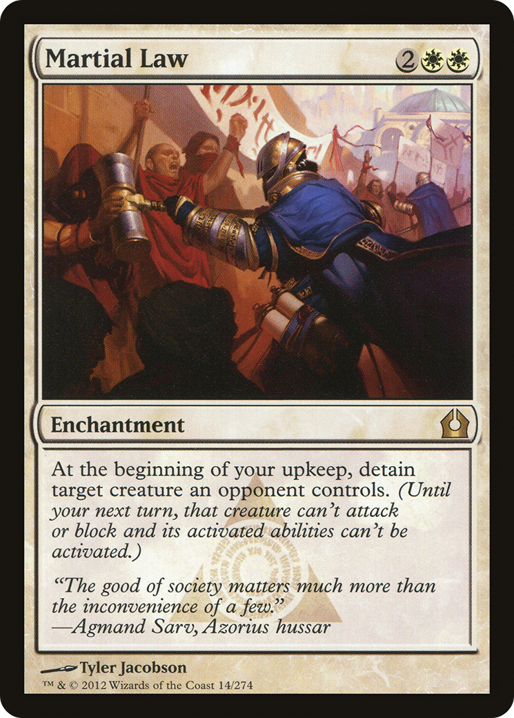 Return to Ravnica - (RTR-014) - Martial Law