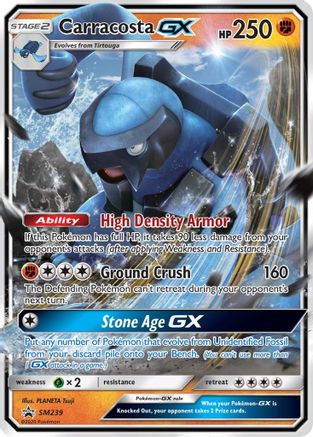 SM Promos SM239 Carracosta GX - Holofoil - Promo