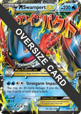 Jumbo Cards M Swampert EX - XY87 - Holofoil - Promo