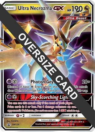 Jumbo Cards Ultra Necrozma GX - SM126 - Holofoil - Promo