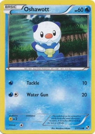 Alternate Art Promos /114 Oshawott - 27/114 (Cosmos Holo) - Holofoil - Promo