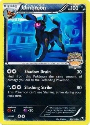 League & Championship Cards /108 Umbreon - 60/108 (Regional Championships) - Holofoil - Promo