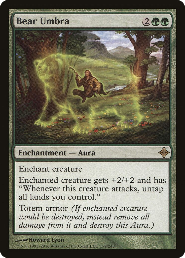Rise of the Eldrazi - (ROE-177) - Bear Umbra Foil