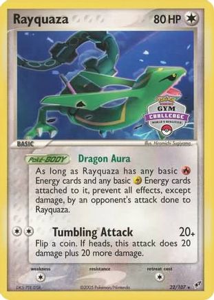 League & Championship Cards /107 Rayquaza - 22/107 (2004-2005 Gym Challenge) - Promo