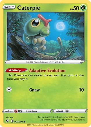 SWSH02 Rebel Clash 001/192 Caterpie - Common