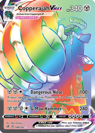 SWSH02 Rebel Clash 199/192 Copperajah VMAX (Secret) - Holofoil - Secret Rare