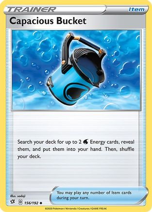 SWSH02 Rebel Clash 156/192 Capacious Bucket - Reverse Holofoil - Uncommon