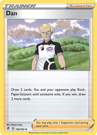 SWSH02 Rebel Clash 158/192 Dan - Reverse Holofoil - Uncommon