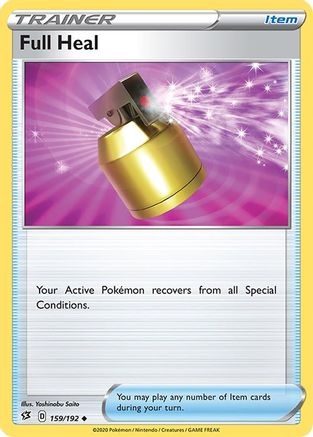 SWSH02 Rebel Clash 159/192 Full Heal - Uncommon