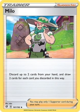 SWSH02 Rebel Clash 161/192 Milo - Uncommon
