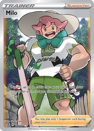 SWSH02 Rebel Clash 190/192 Milo (Full Art) - Holofoil - Ultra Rare