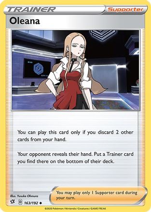 SWSH02 Rebel Clash 163/192 Oleana - Uncommon