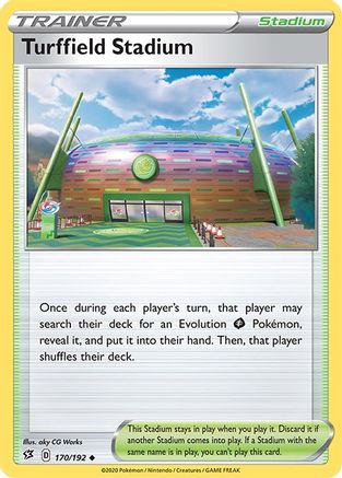 SWSH02 Rebel Clash 170/192 Turffield Stadium - Reverse Holofoil - Uncommon