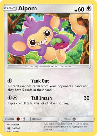 SM Promos SM244 Aipom - Promo
