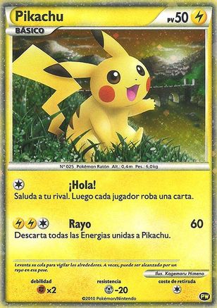 Pikachu World Collection Promos 0PW Pikachu (Spanish) - Holofoil - Promo