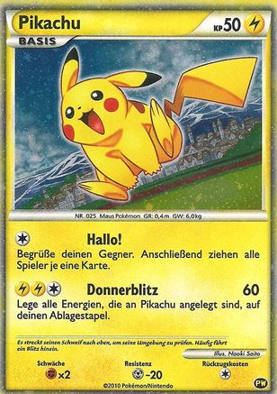 Pikachu World Collection Promos 0PW Pikachu (German) - Holofoil - Promo