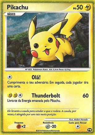 Pikachu World Collection Promos 0PW Pikachu (Portuguese) - Holofoil - Promo