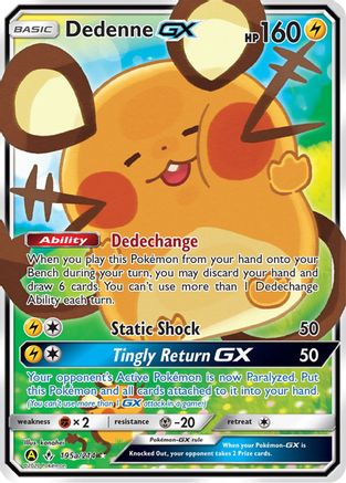 Alternate Art Promos 195a/214 Dedenne GX - Holofoil - Promo