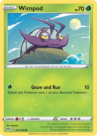 SWSH03 Darkness Ablaze 017/189 Wimpod - Common